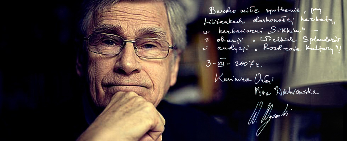 Kazimierz Orłoś w Herbaciarni Sikkim