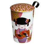 Kubek termiczny JM z zaparzaczem `Mała Gejsza Rose` 350ml