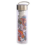 Butelka Szklana JM z zaparzaczem `Fire Flower` 400ml