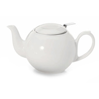 Porcelanowy czajnik 'Bianco Snow White' 600ml z zaparzaczem