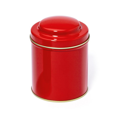 Puszka `Plain Czerwona` okrągła 125g