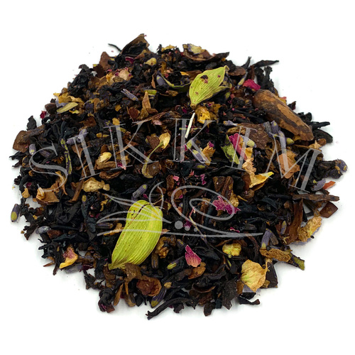 Black Tea `Honey Chai Lavender & Rose` Organic