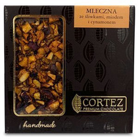 Cortez Czekolada Mleczna ze Śliwkami, Miodem i Cynamonem 85g
