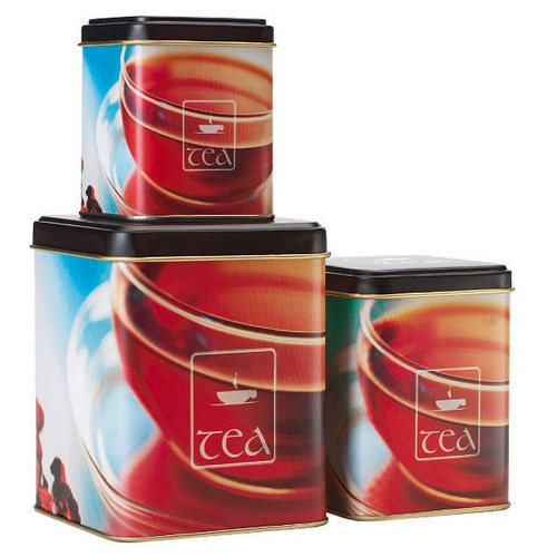 Puszka JM `Ceylon Tea` kwadratowa 250g