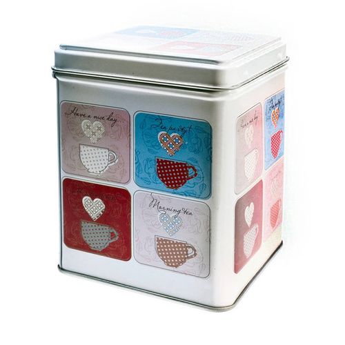 Puszka `Kubaski` kwadratowa 100g