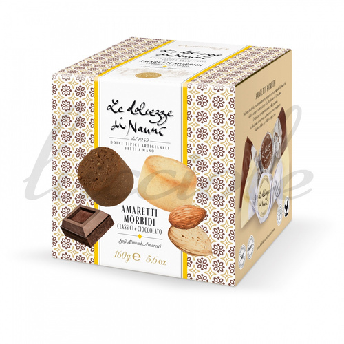 Ciasteczka 'Amaretti Migdałowe & Czekoladowe' 160g