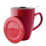 `Plint` Kubek czerwony 300ml z zaparzaczem