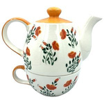 Zestaw Tea For One `Gałązki` Czajniczek wraz z filiżanką