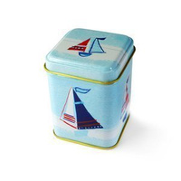 Puszka `Żagle` kwadratowa  50g